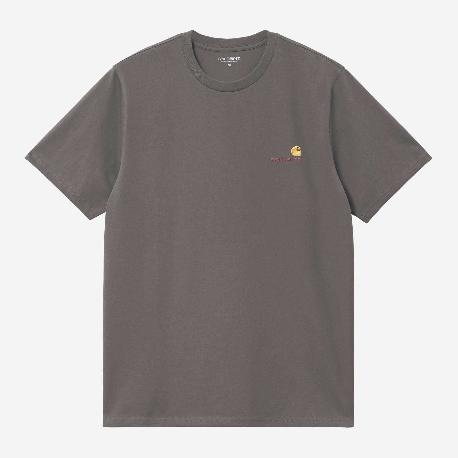 Camiseta Carhartt Wip American Script Porphyry
