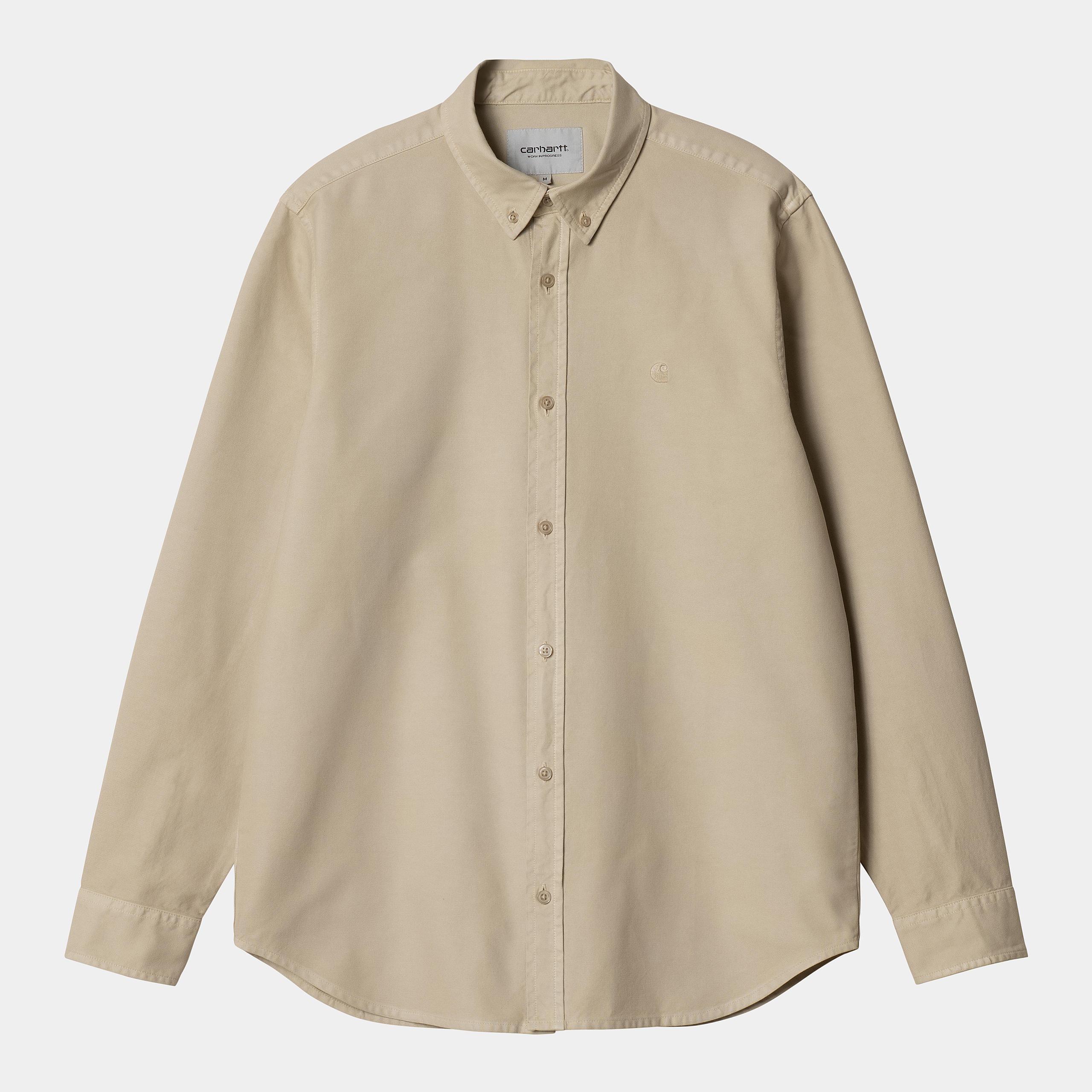 Camisa Carhartt Wip Bolton Fleur De Sel garment Dyed