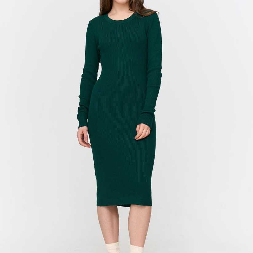 Vestido Punto 24Colours Green