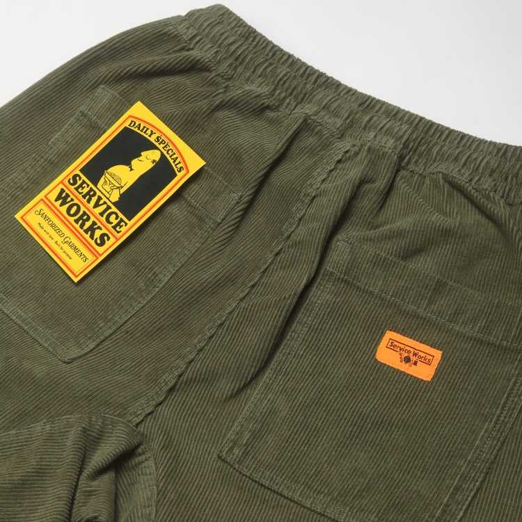 Pantalón Service Works Corduroy Chef Pant Olive