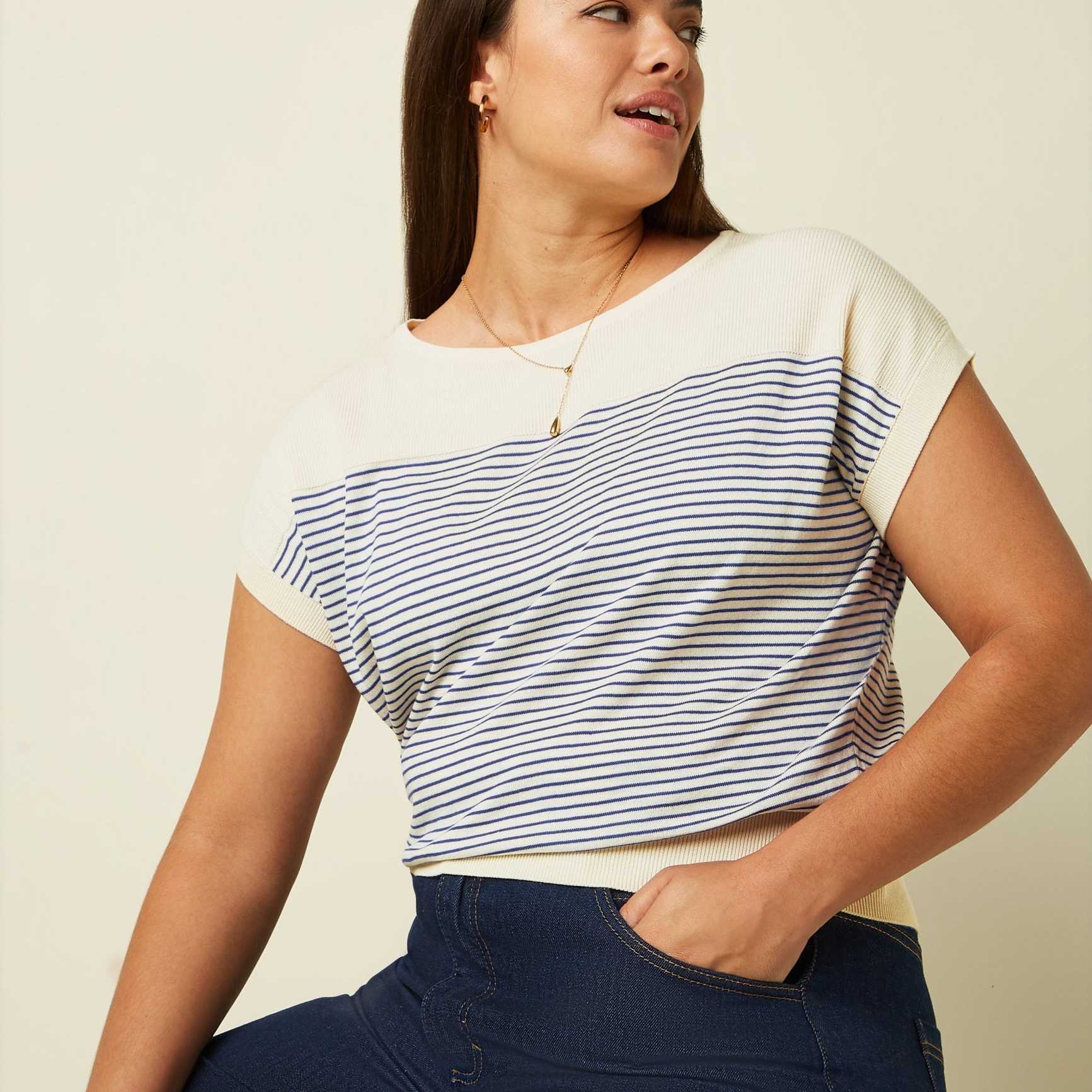 Top King Louie Lina Top D`Oleron Mazarine