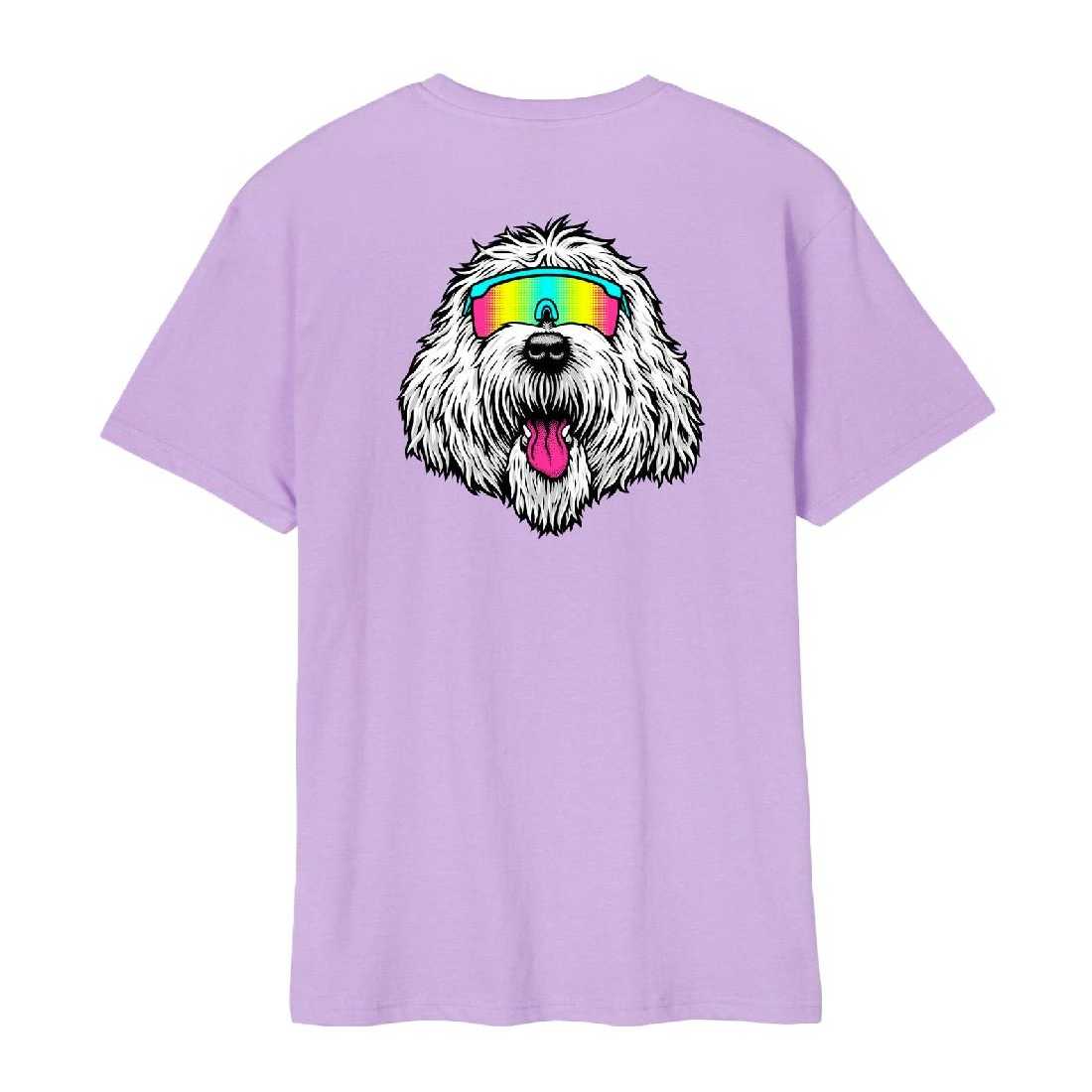Camiseta Santa Cruz McCoy Dog Digital Lavender