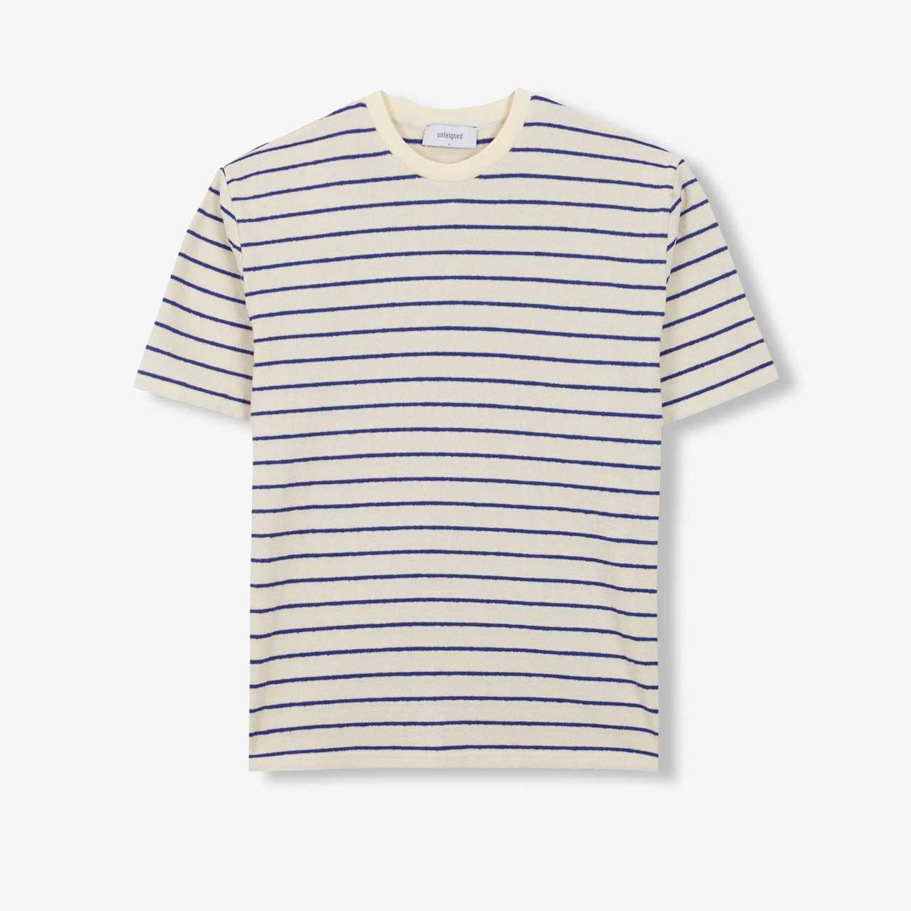 Camiseta Unfeigned Basic Terry Marine Stripes