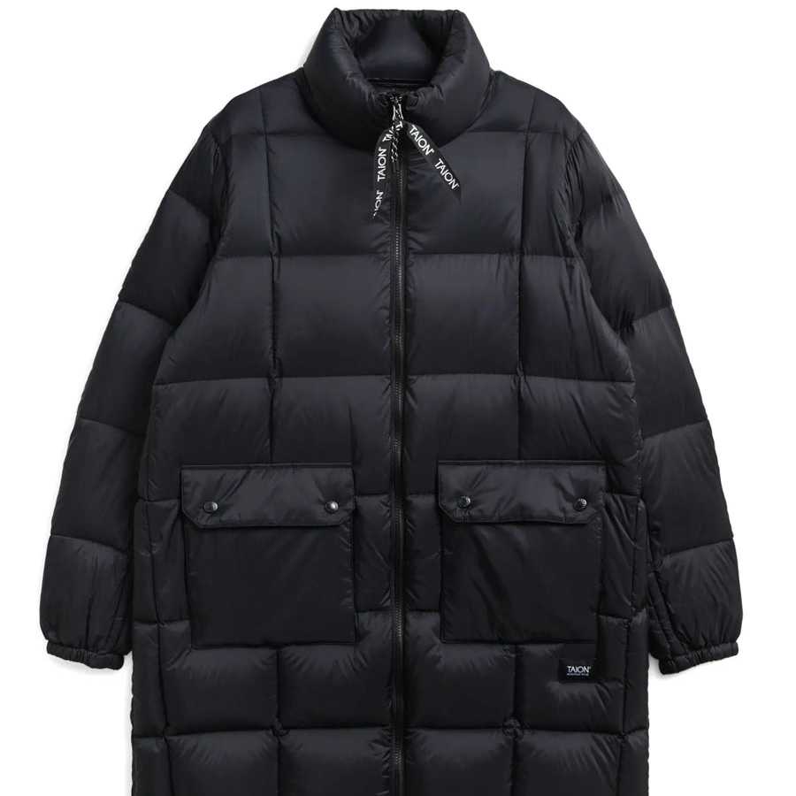 Parka de Pluma Taion 102VZMT Long Volume Down Black