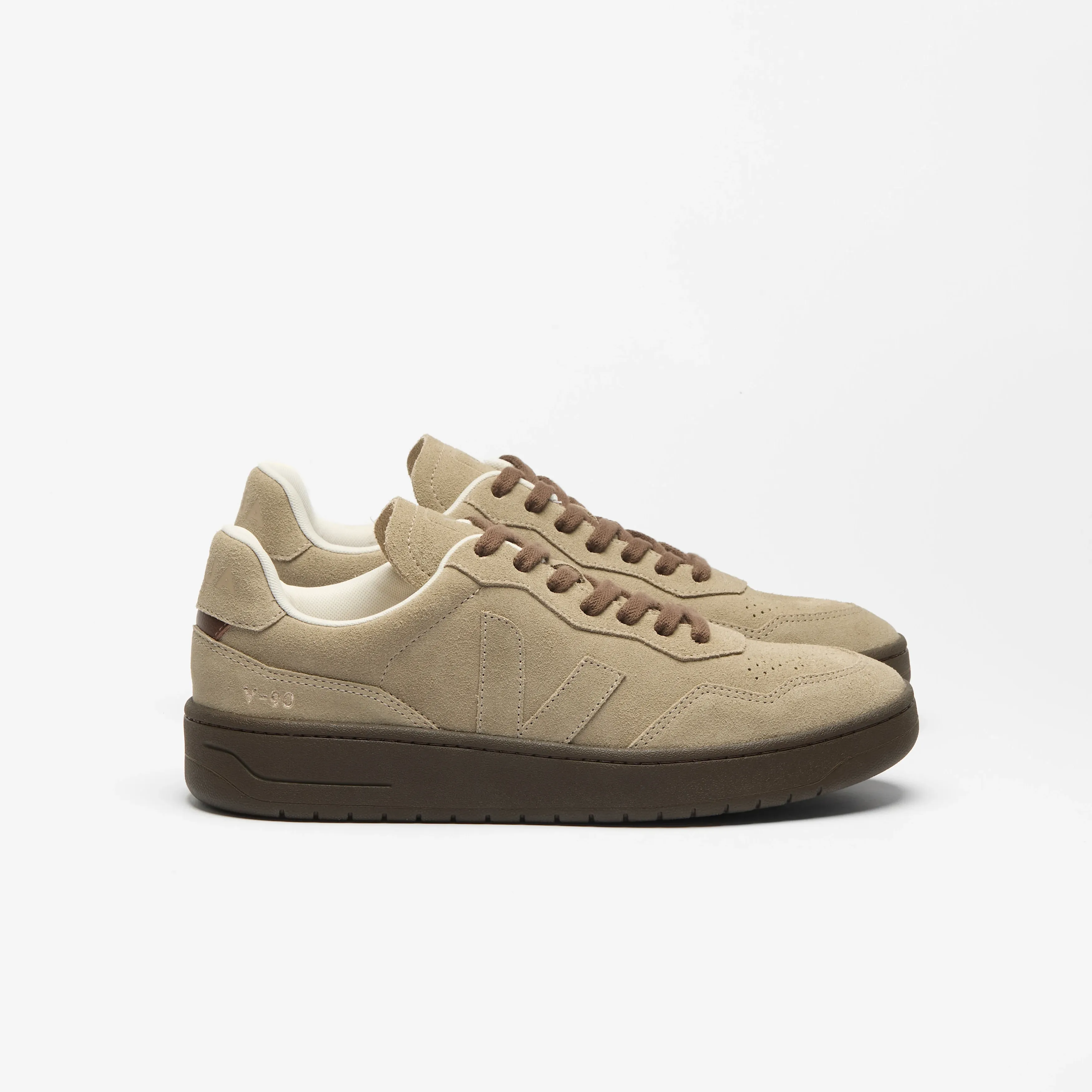 Zapatilla Veja V-90 Suede Taupe Eagle