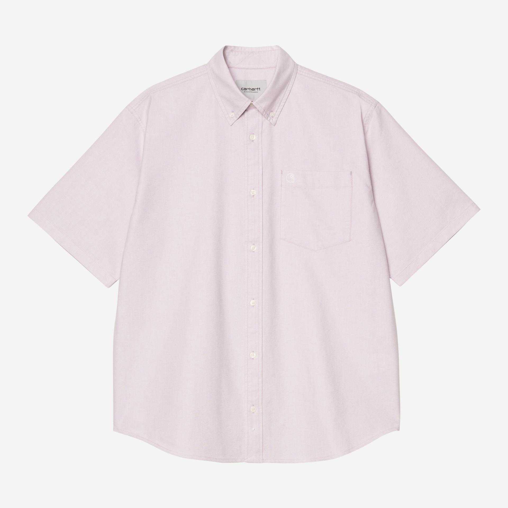 Camisa Carhartt Wip SS Braxton Shirt Gentle Purple/Wax