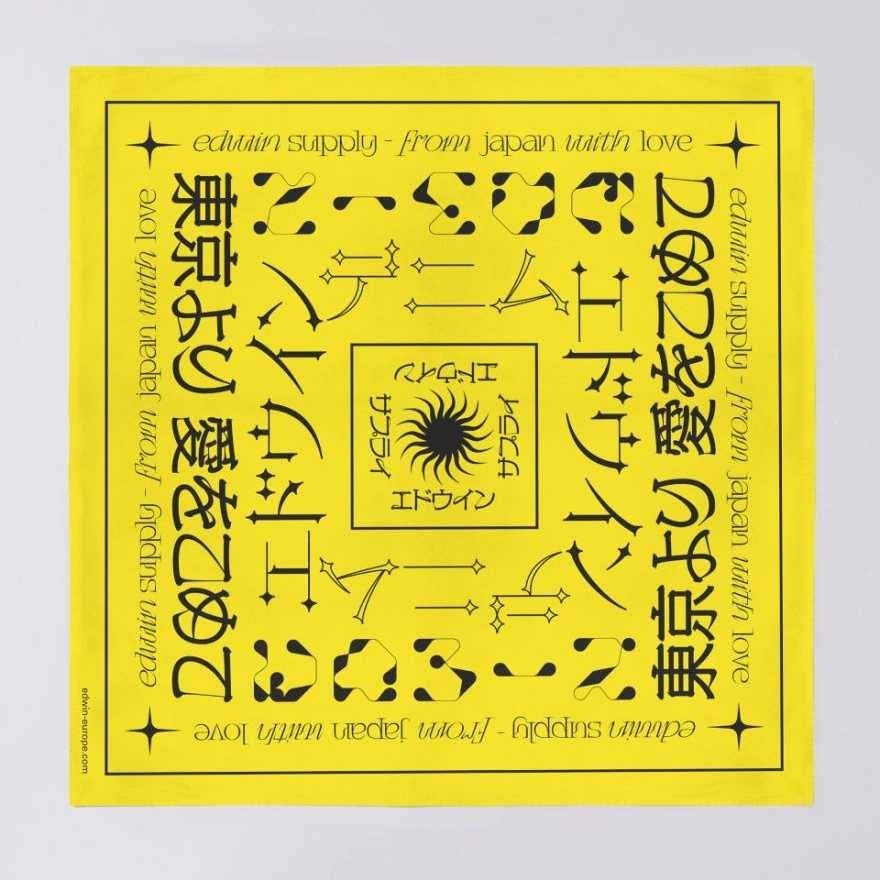 Bandana Edwin Yellow / Black