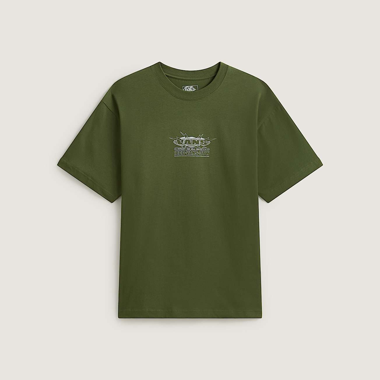 Camiseta Vans Hotline Radio SS Tee Green Balsam.