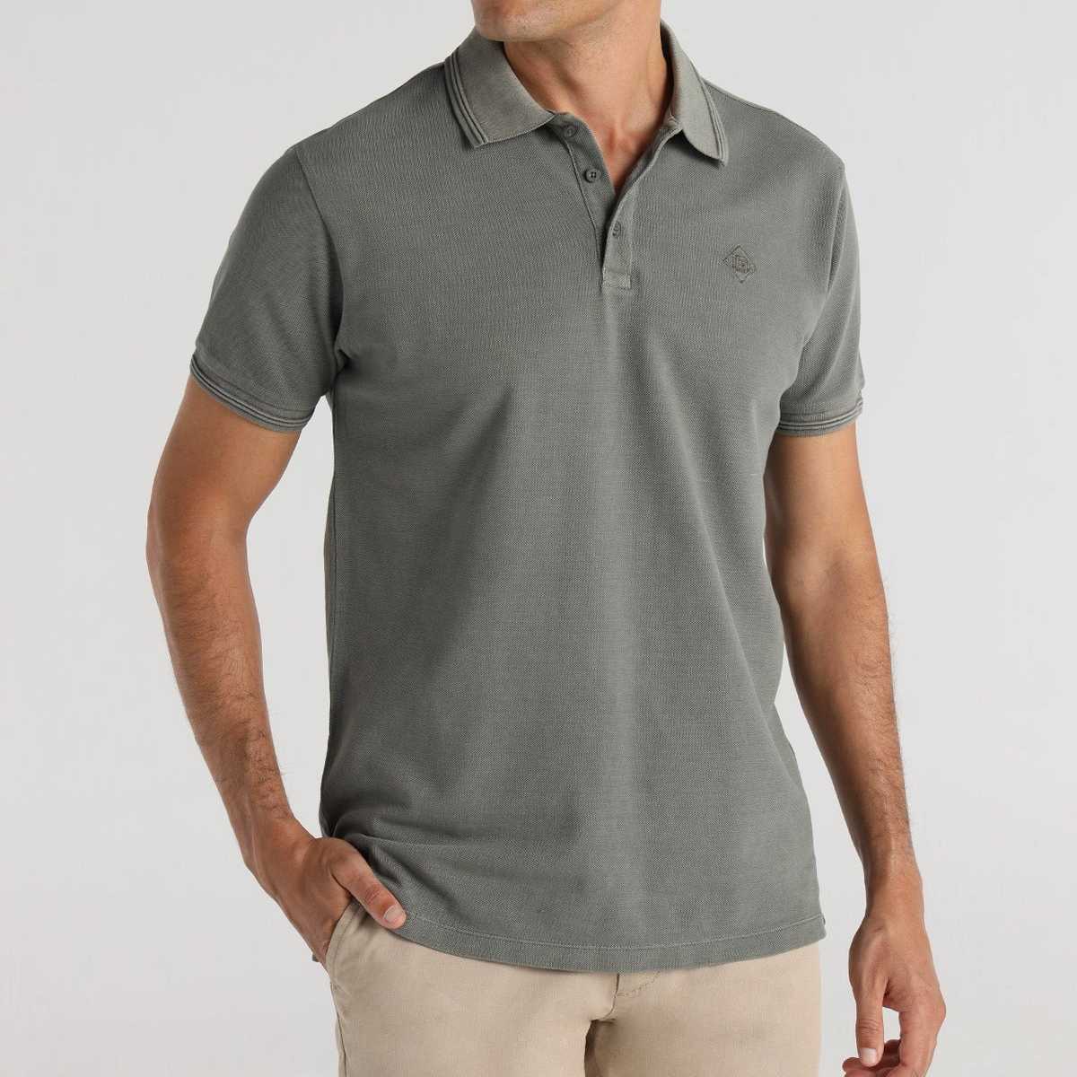 Polo Bendorff Manga Corta Overdye 278Khaki