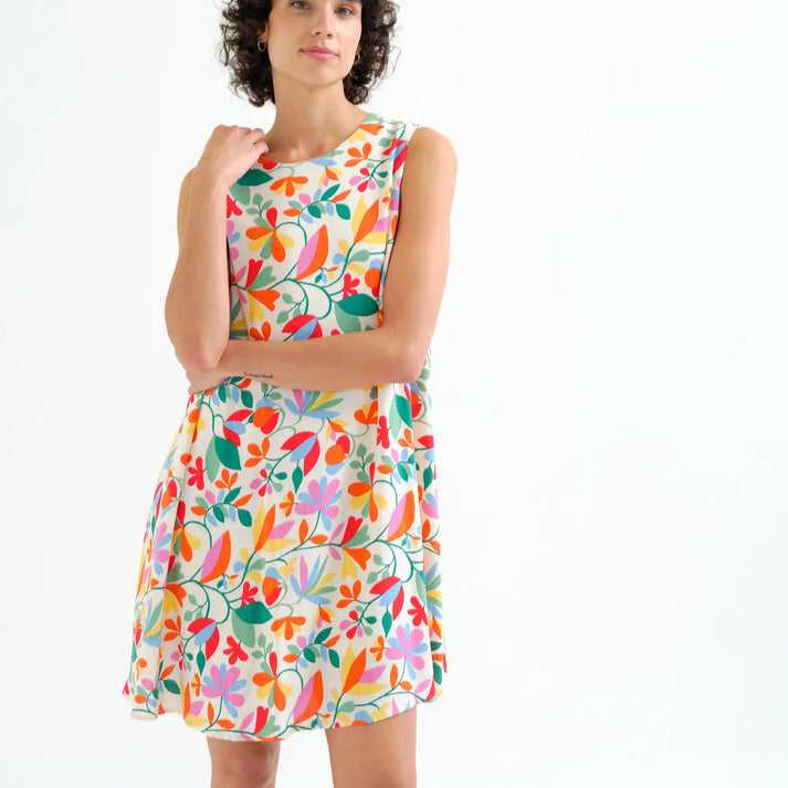 Vestido Corto Compañía Fantástica estampado Lotto