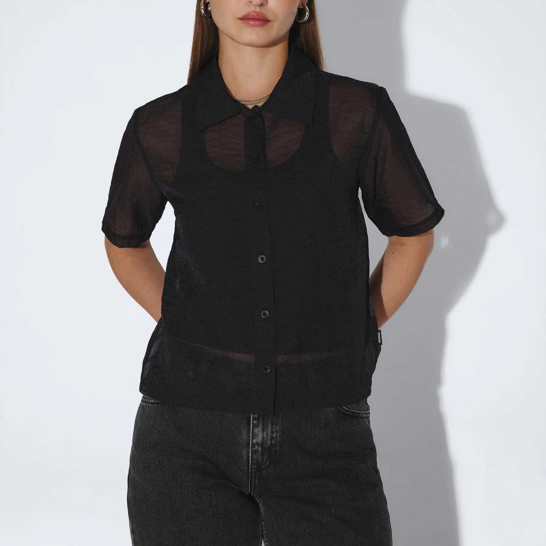 Camisa DrDenim Hollow Shirt Black