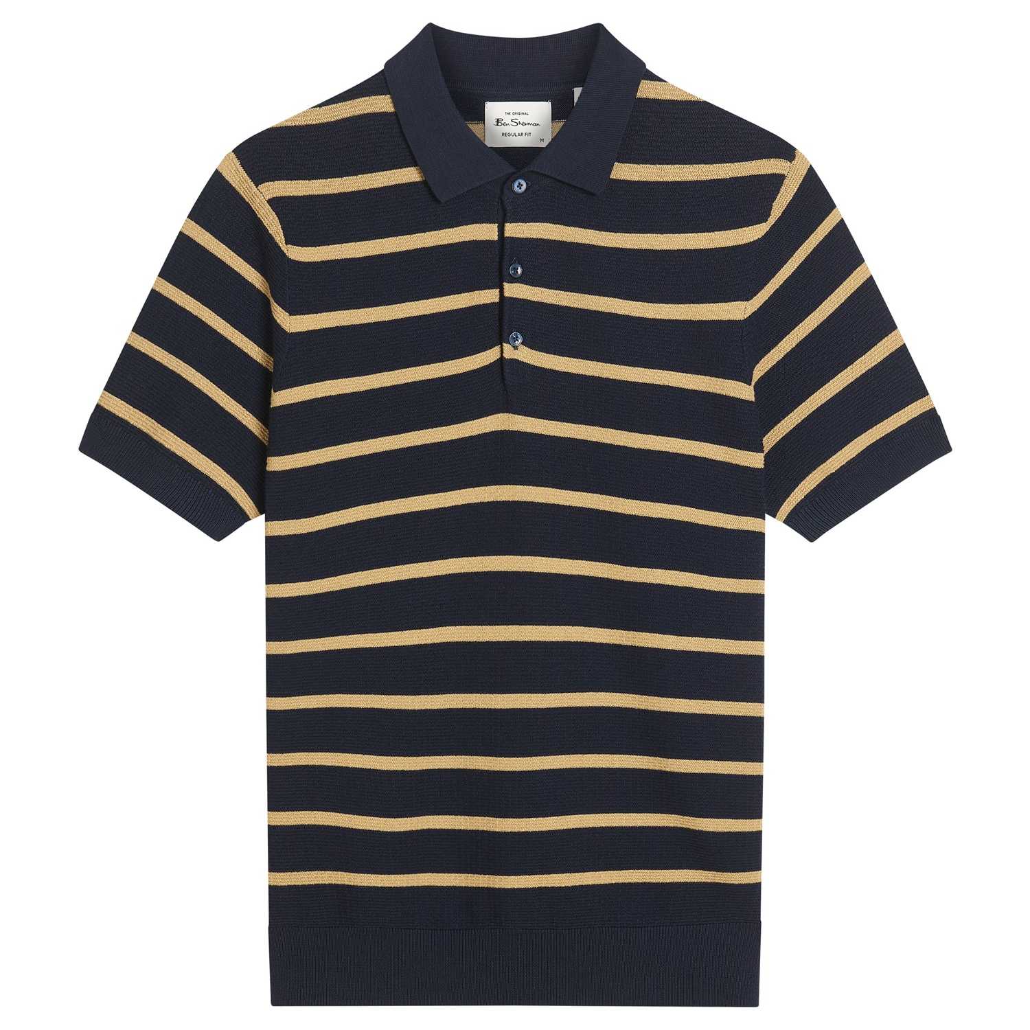 Polo de Punto Ben Sherman TEXTURED STRIPE POLO Dark Navy