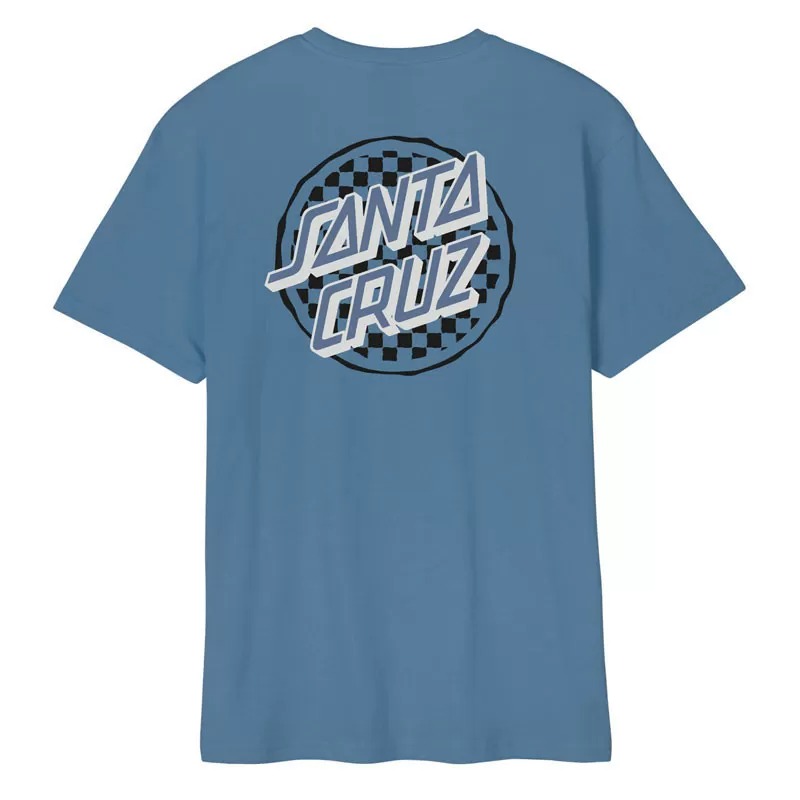 Camiseta Santa Cruz Breaker Check Opus Dot T-Shirt Dusty Blue