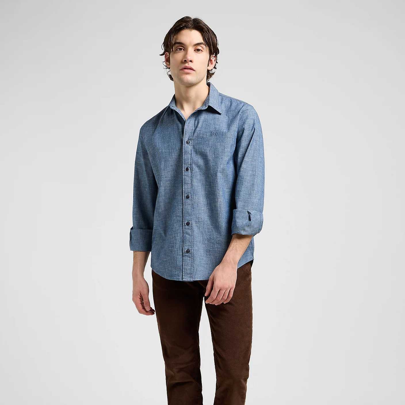 Camisa Lee Patch Rinse
