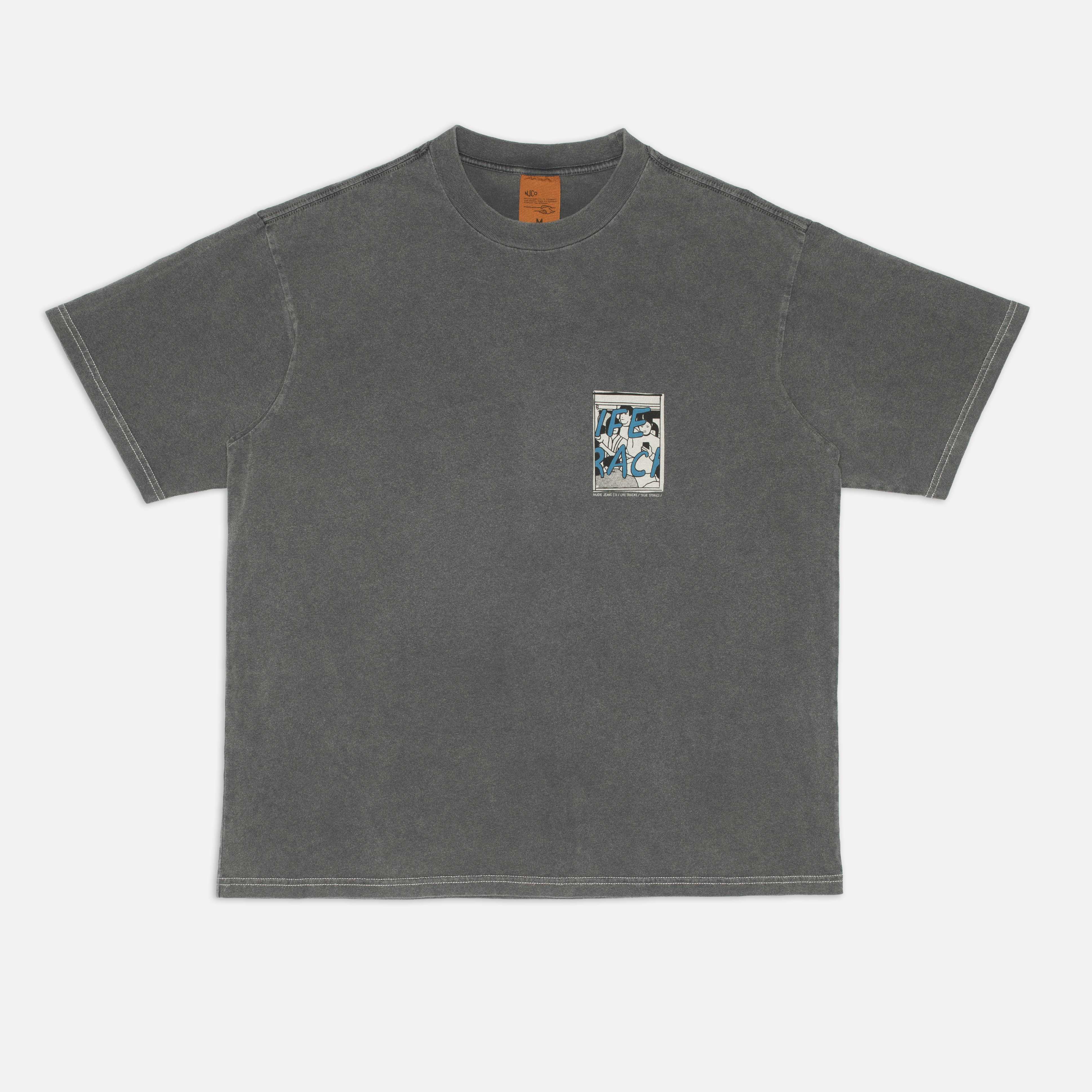 Camiseta Nudie Jeans Koffe Lifetracks lll Antracite