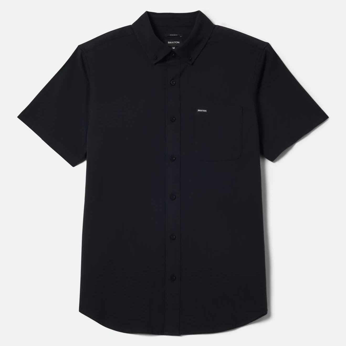 Camisa Brixton Sanford Oxford SS Black