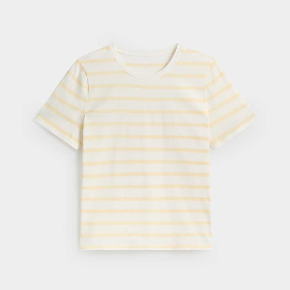 Camiseta EseOEse Stripes Ecru Yellow