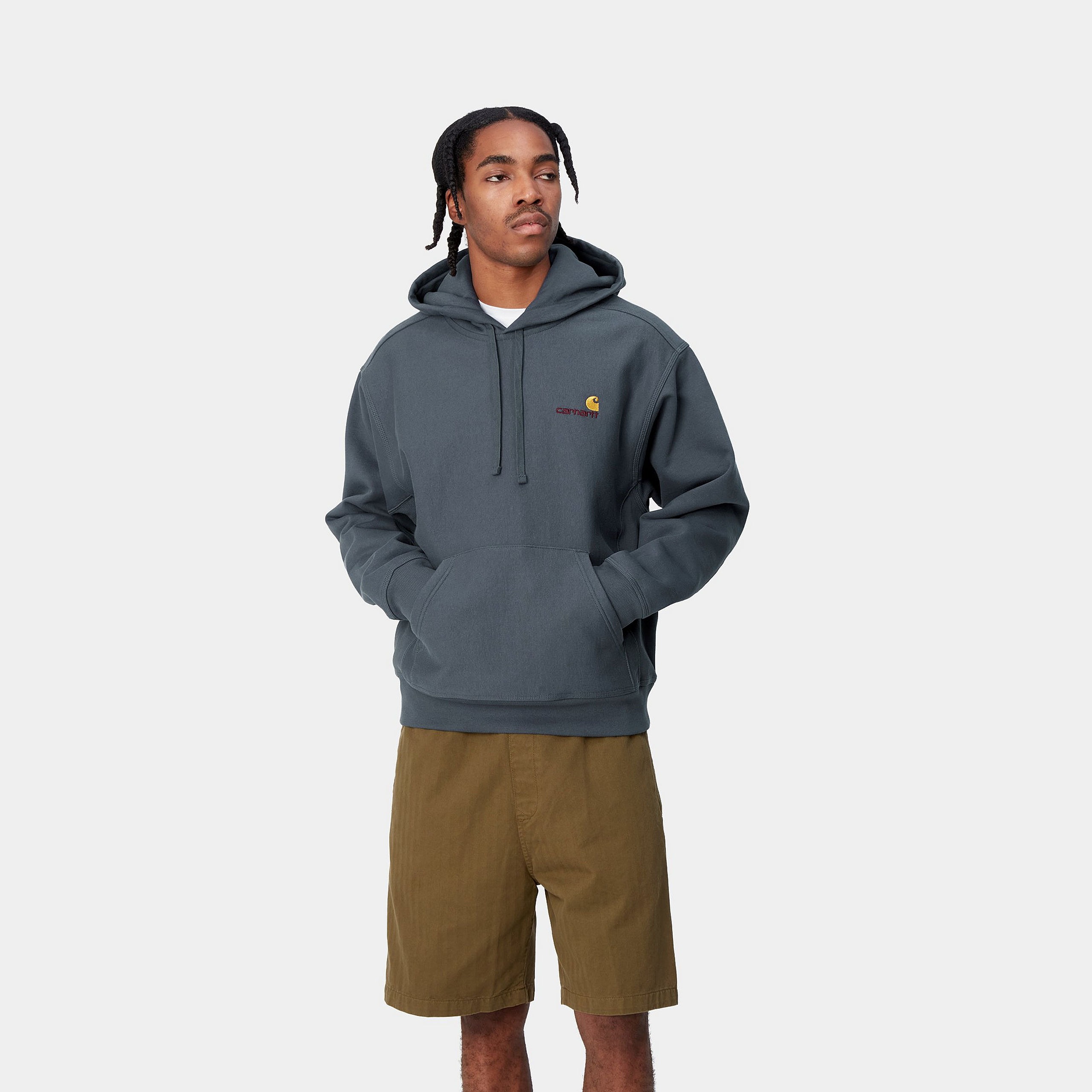 Sudadera Carhartt Wip Hooded American Script Zeus