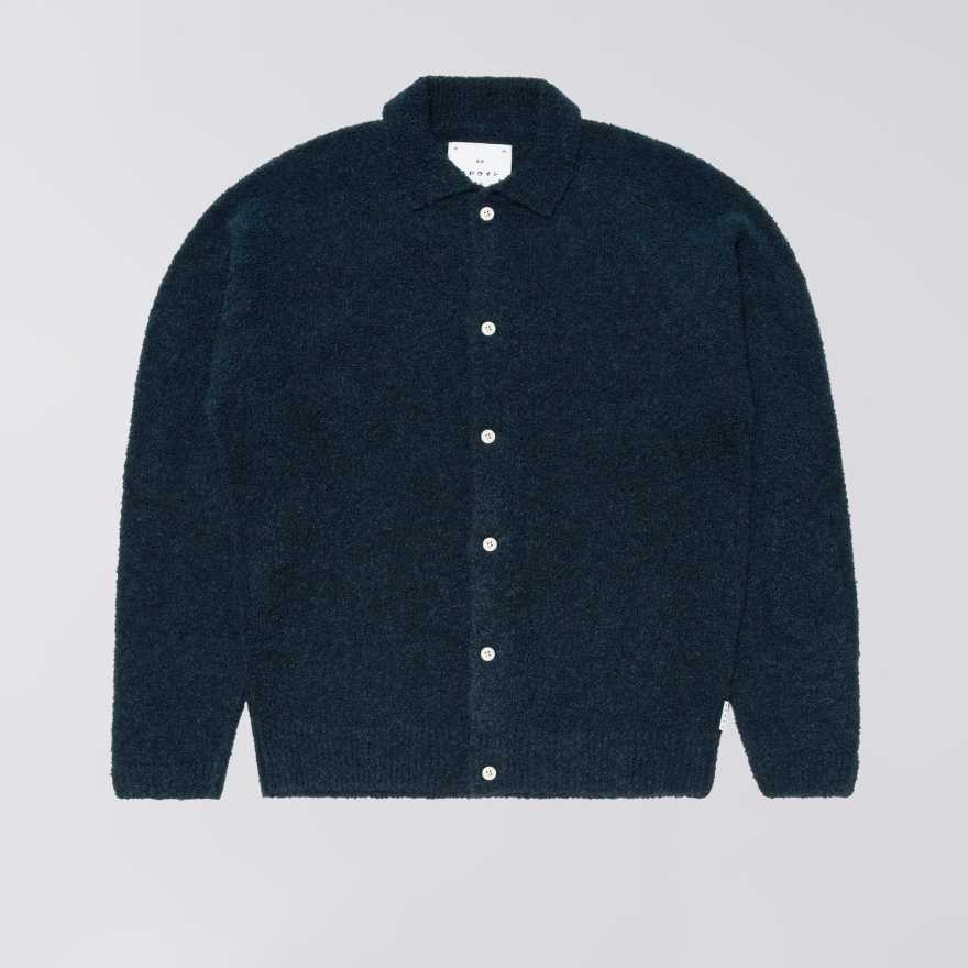 Cárdigan Edwin Gemini Cardigan Navy garment washed