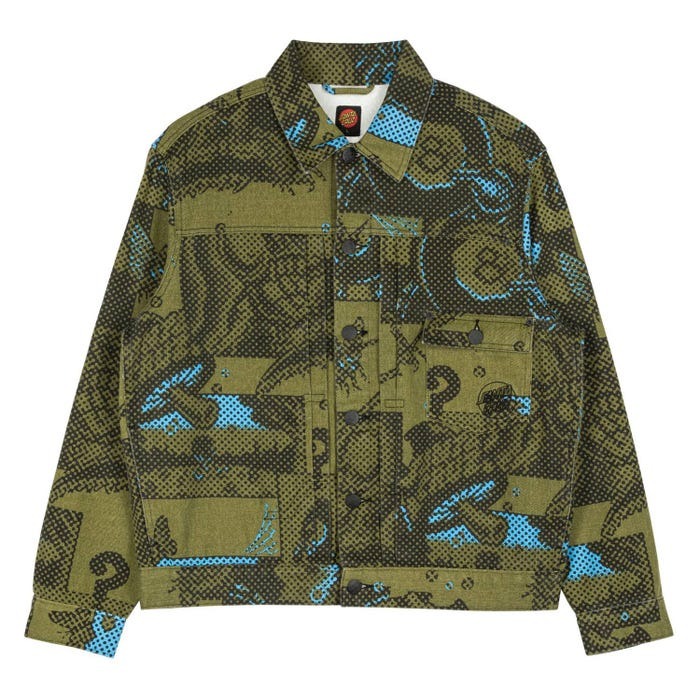 Cazadora Santa Cruz SCS Jacket Winkowski Comic Camo