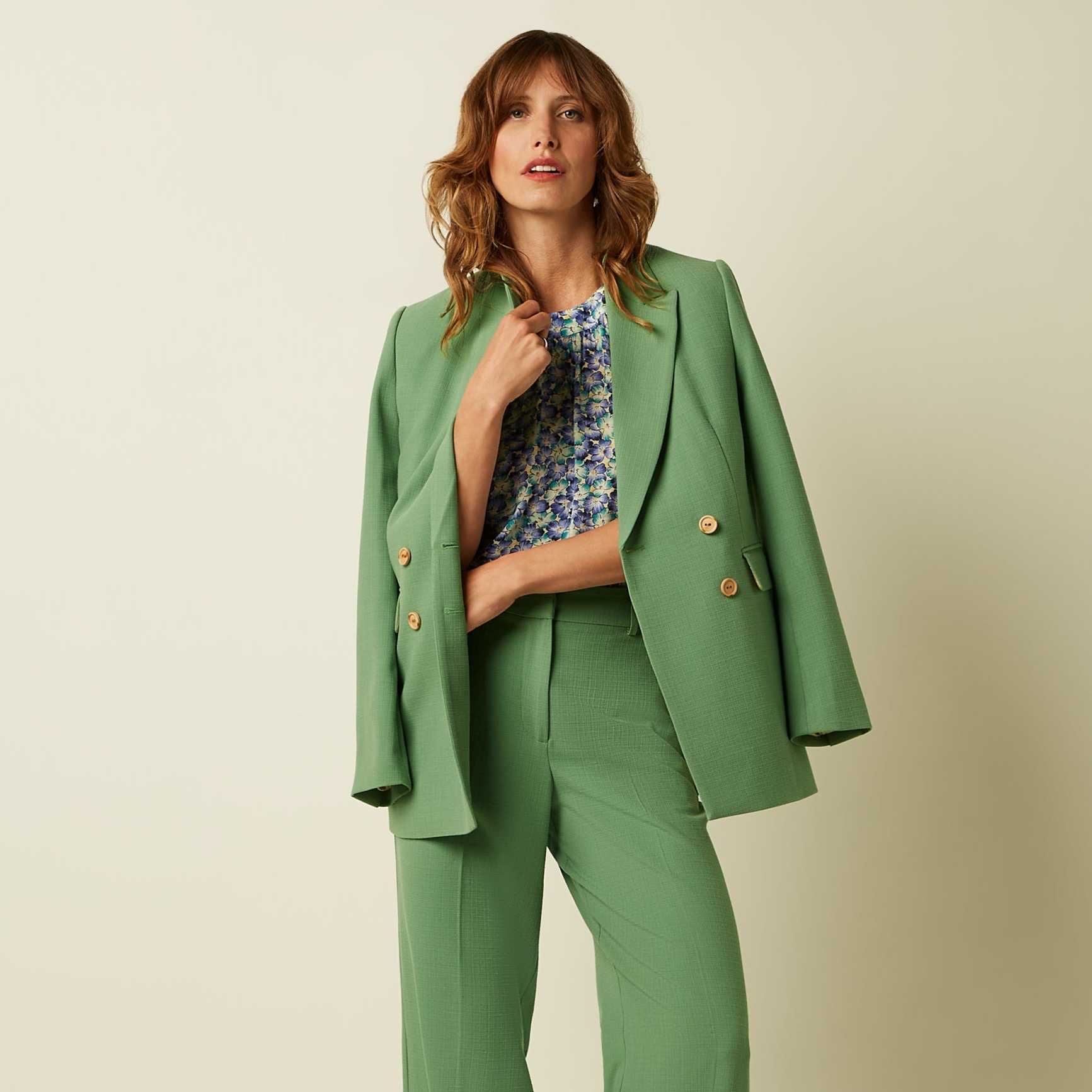 Blazer King Louie Tina Blazer Long Folly Jade Green