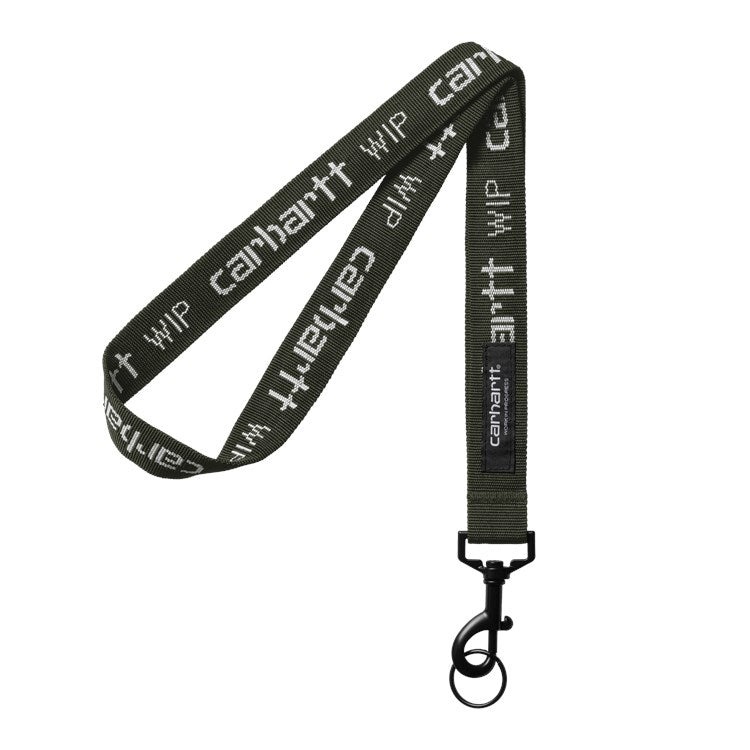 Llavero Carhartt Wip Script Keyholder Opuntia/White