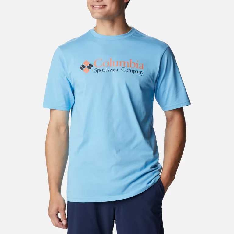Camiseta Columbia CSC Basic Logo Short Sleeve Vista Blue