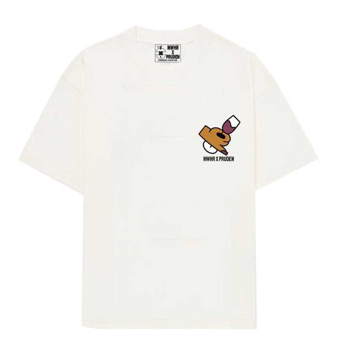 Camiseta NWHR x Pruden Máis viño Blanca