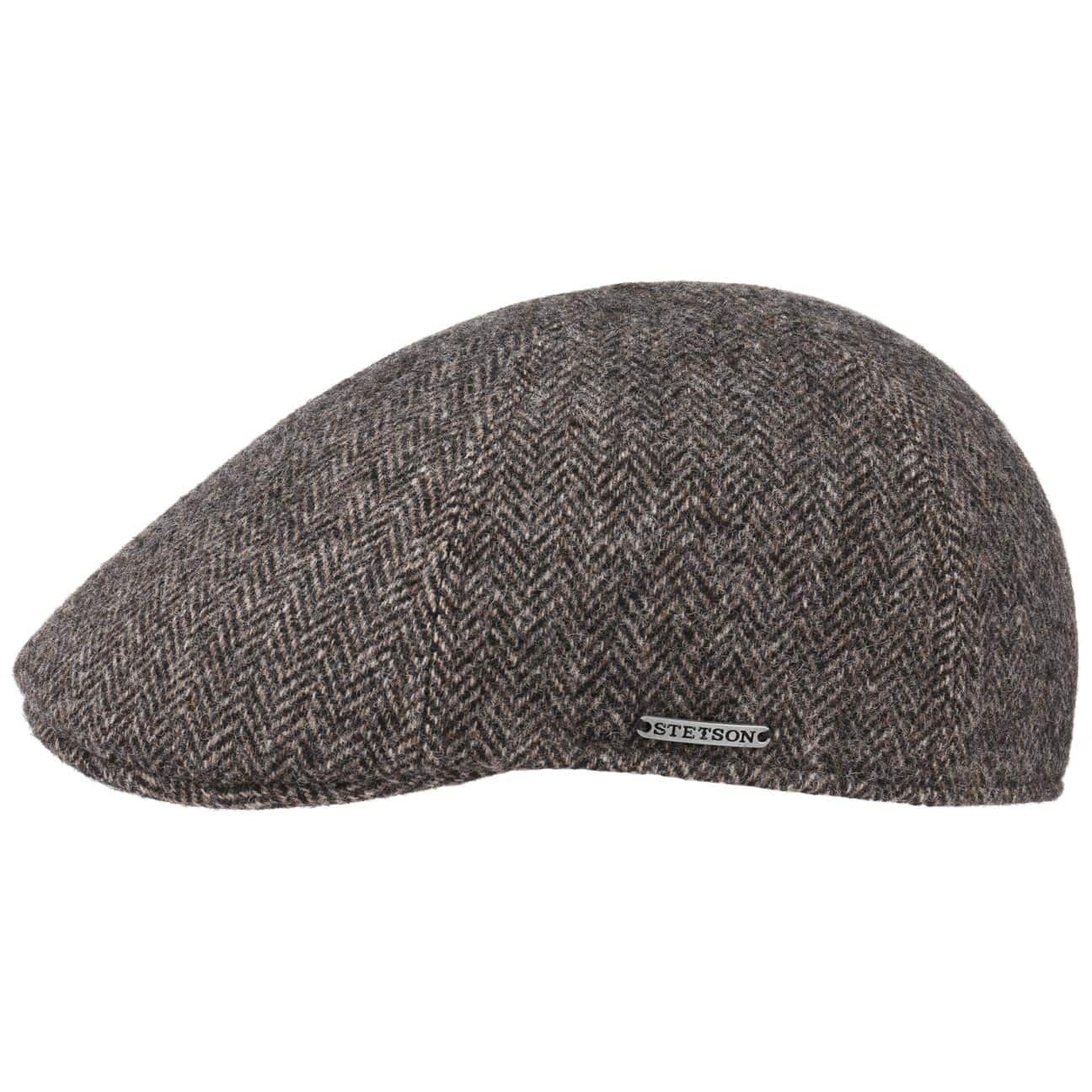 Boina Stetson Texas Wool Herringbone Gris