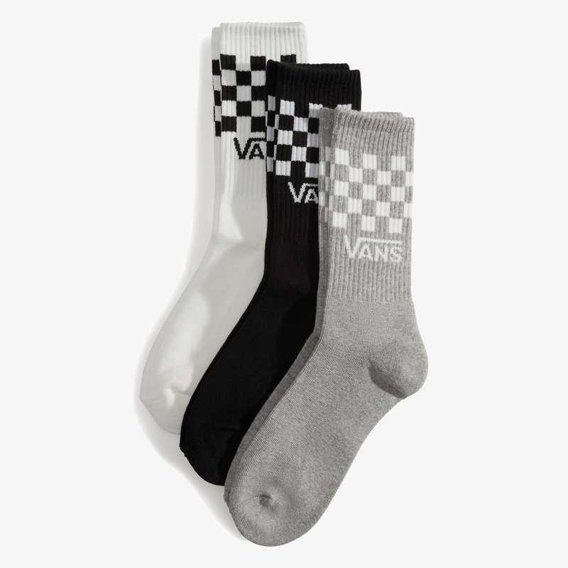 Calcetines Vans Classic Check Crew PK3 Rox Checkboard Black/White