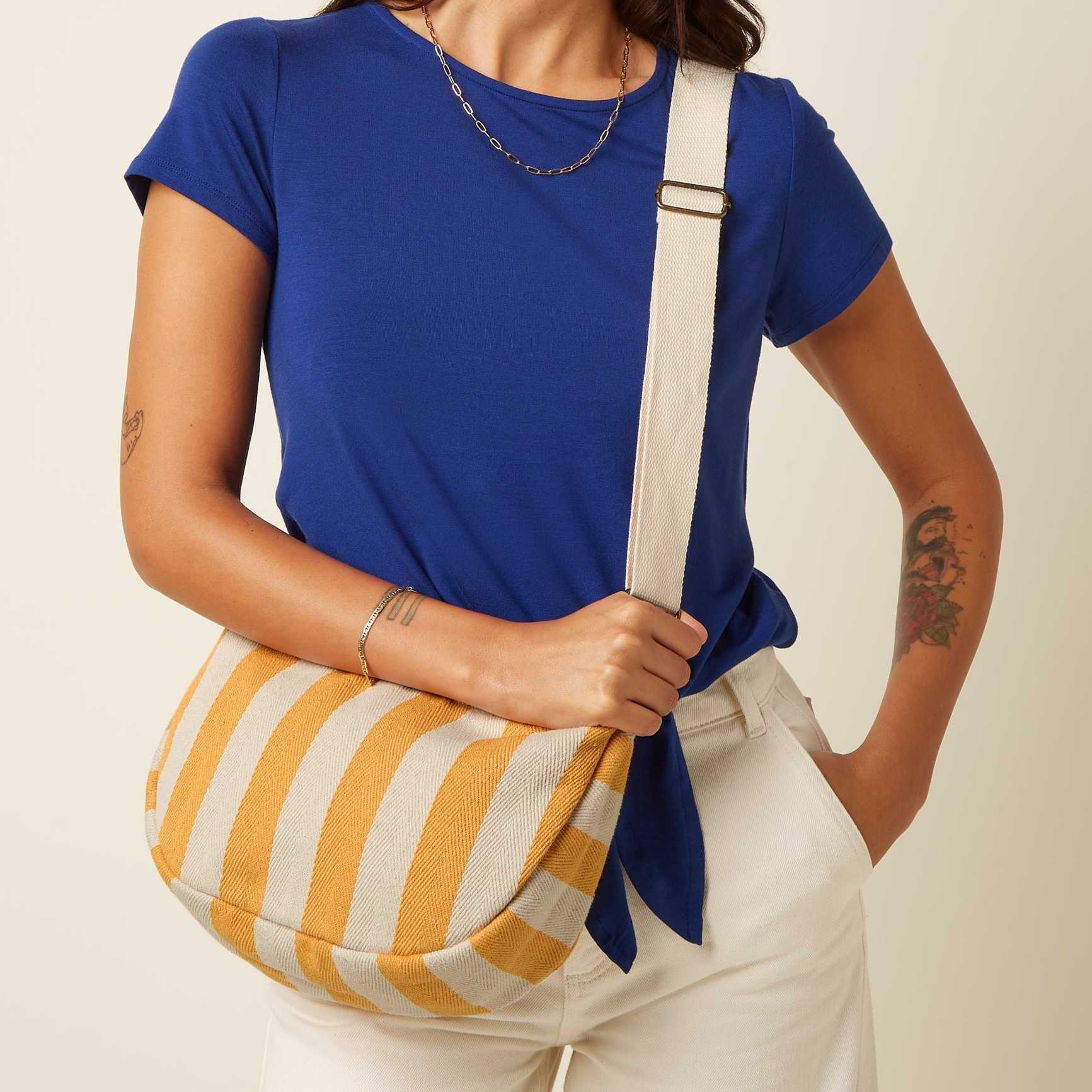 Bolso King Louie Fanny Large La Plage Honey Yellow