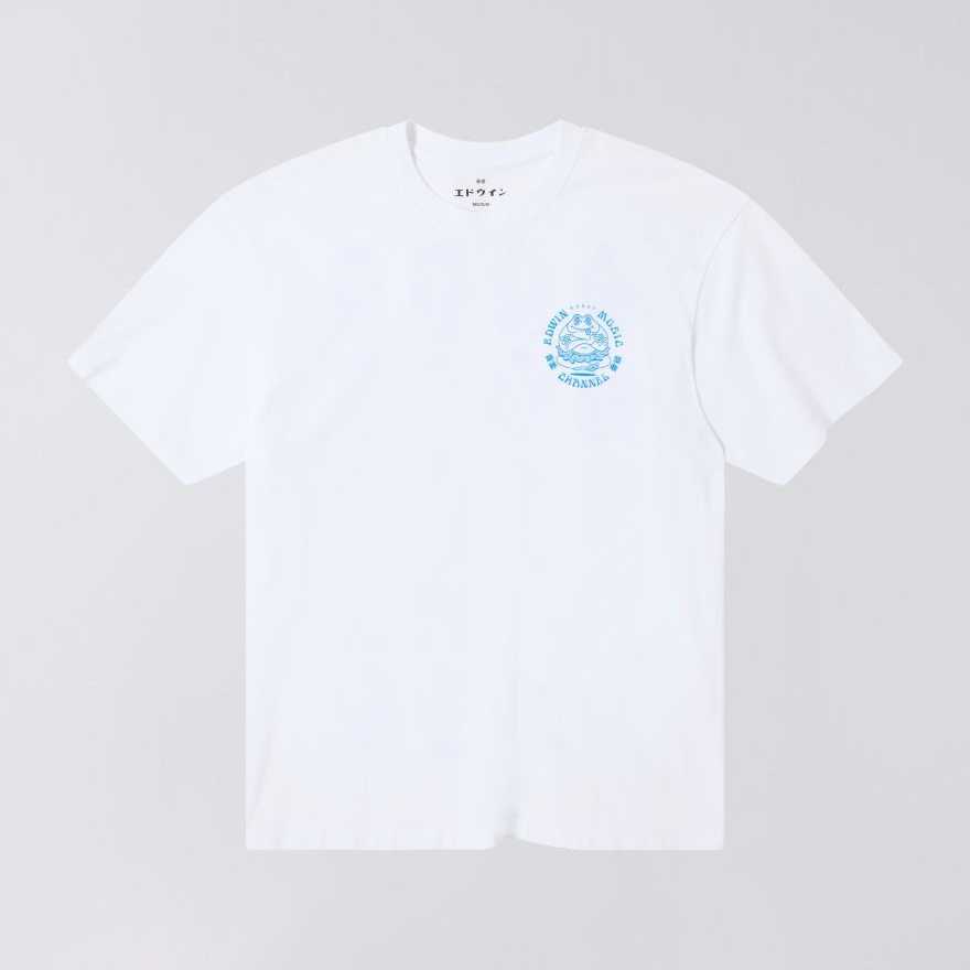 Camiseta Edwin EMC Various Music Channel White