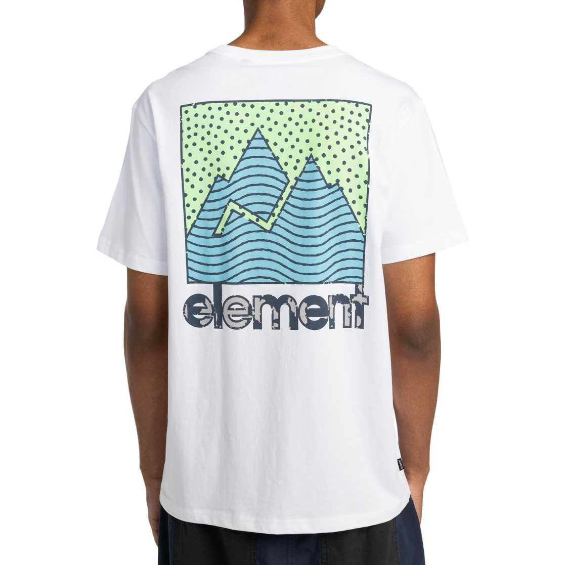 Camiseta Element Joint Texture Optic White