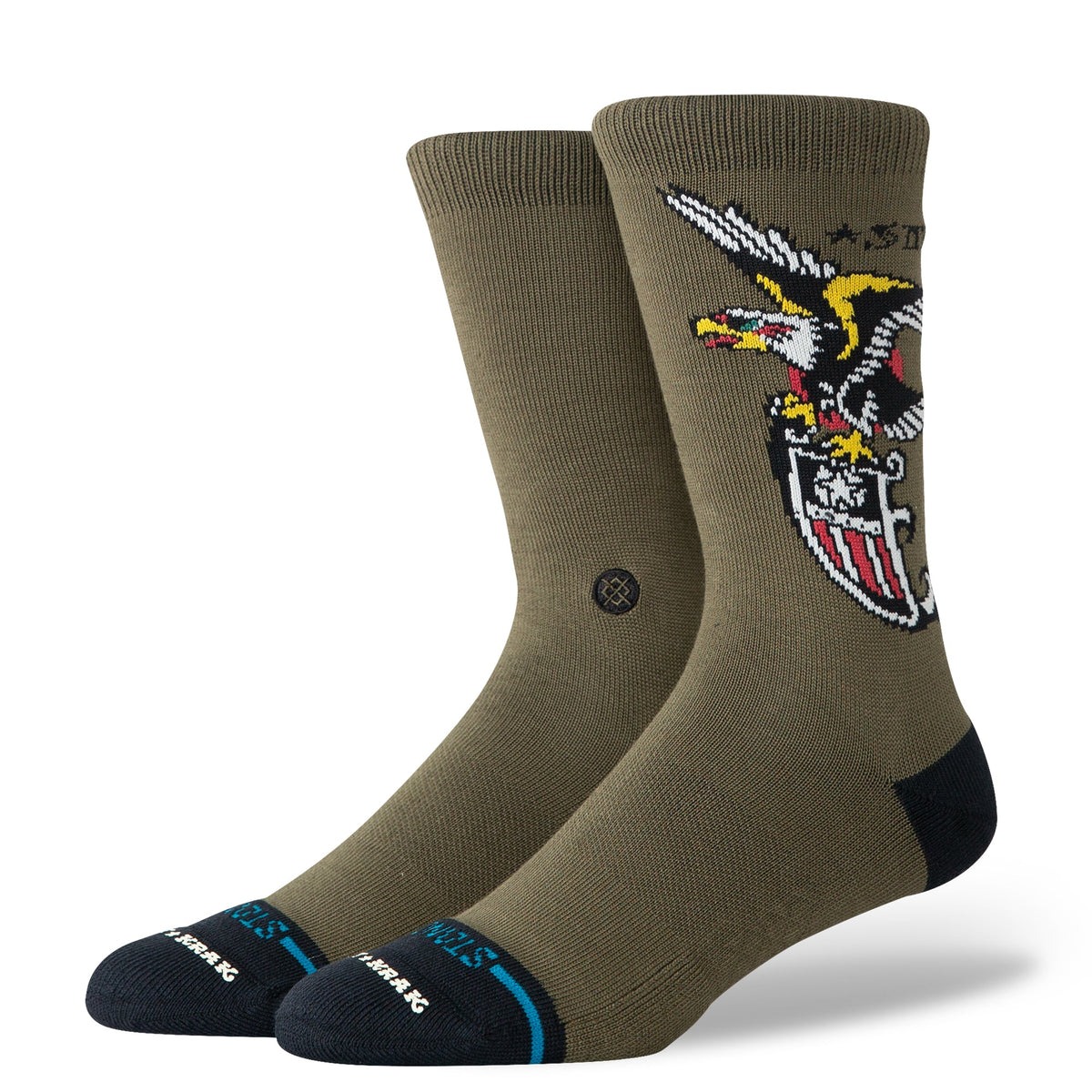 Calcetines Stance The Eagle Crew Military Green
