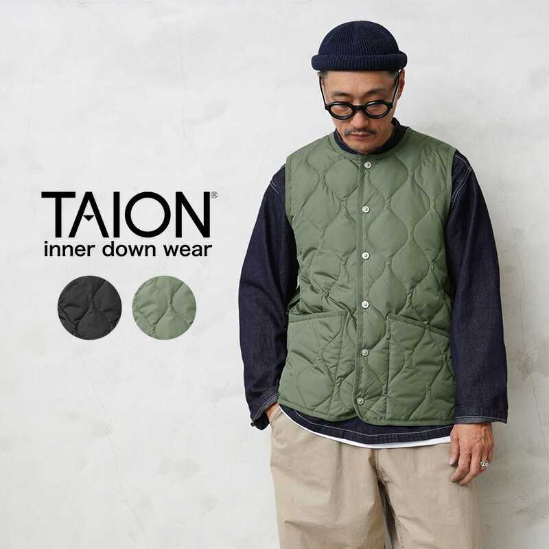 Chaleco Taion Military Crew Neck 4B2ML Olive