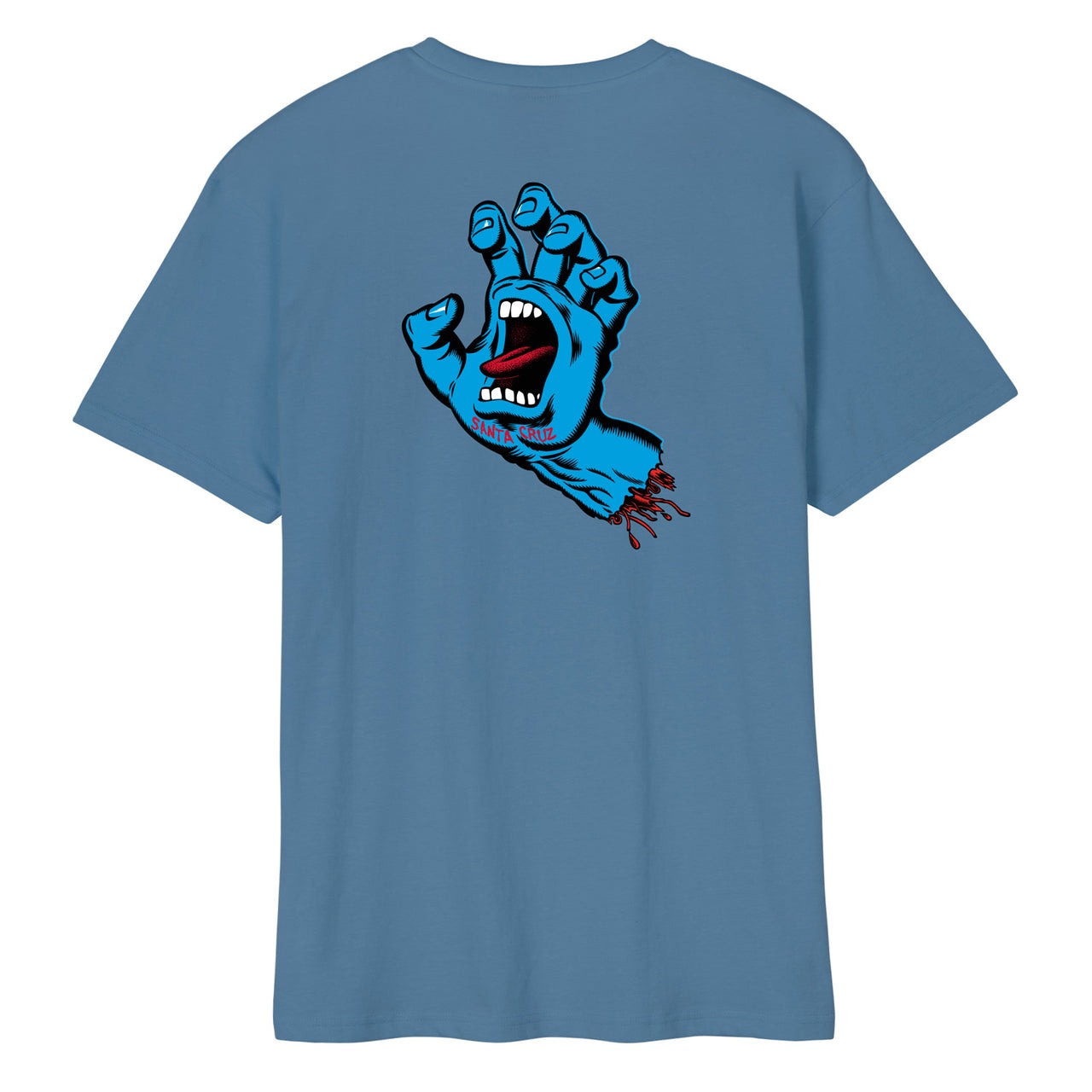 Camiseta Santa Cruz Screaming Hand Chest T-Shirt Dusty Blue