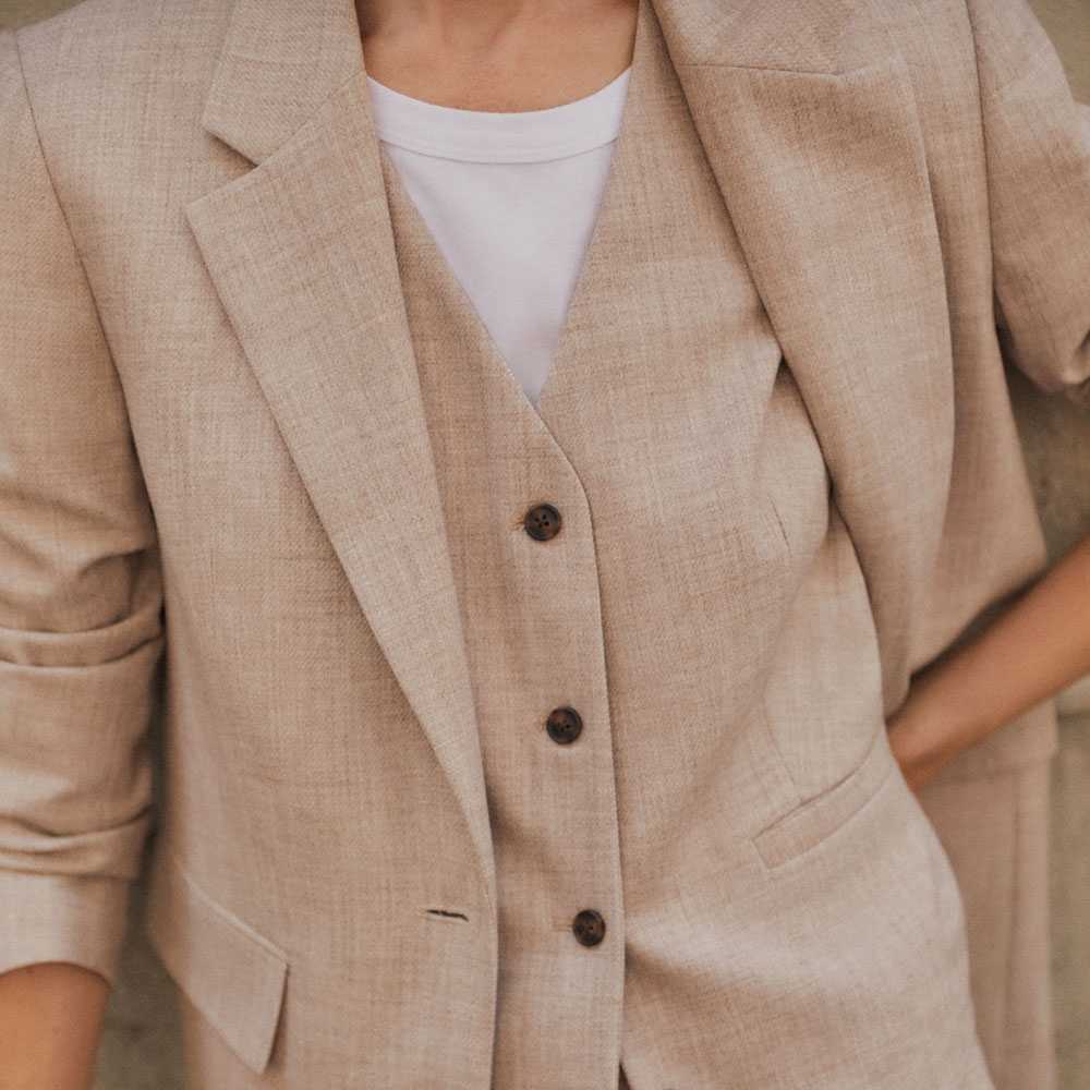 Blazer EseOEse Brooklyn Light Taupe