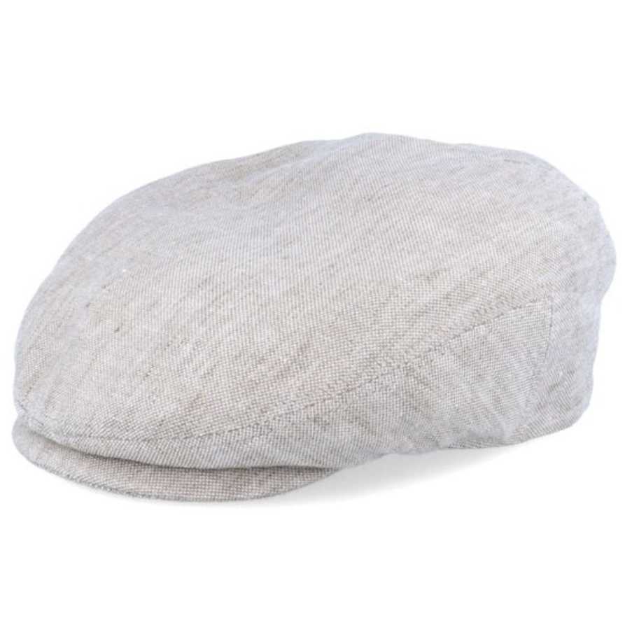 Boina Stetson Diver Cap Linen Light Gray