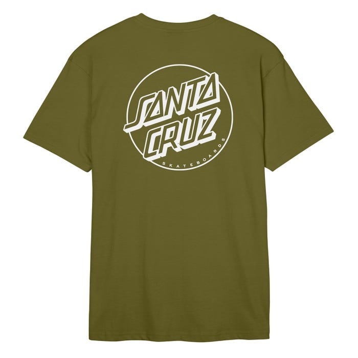 Camiseta Santa Cruz Opus Dot Stripe Sea Kelp