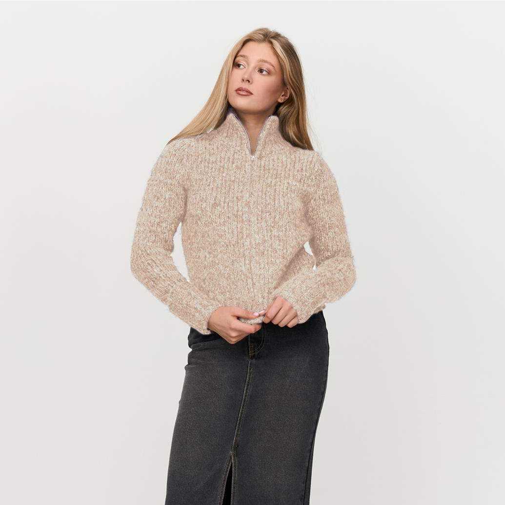 Cardigan 24 Colours Punto Grueso Beige