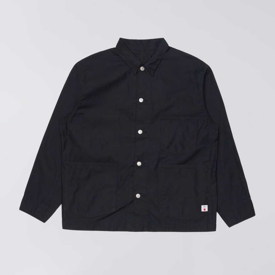 Chaqueta Edwin Coverall Black Garment Washed