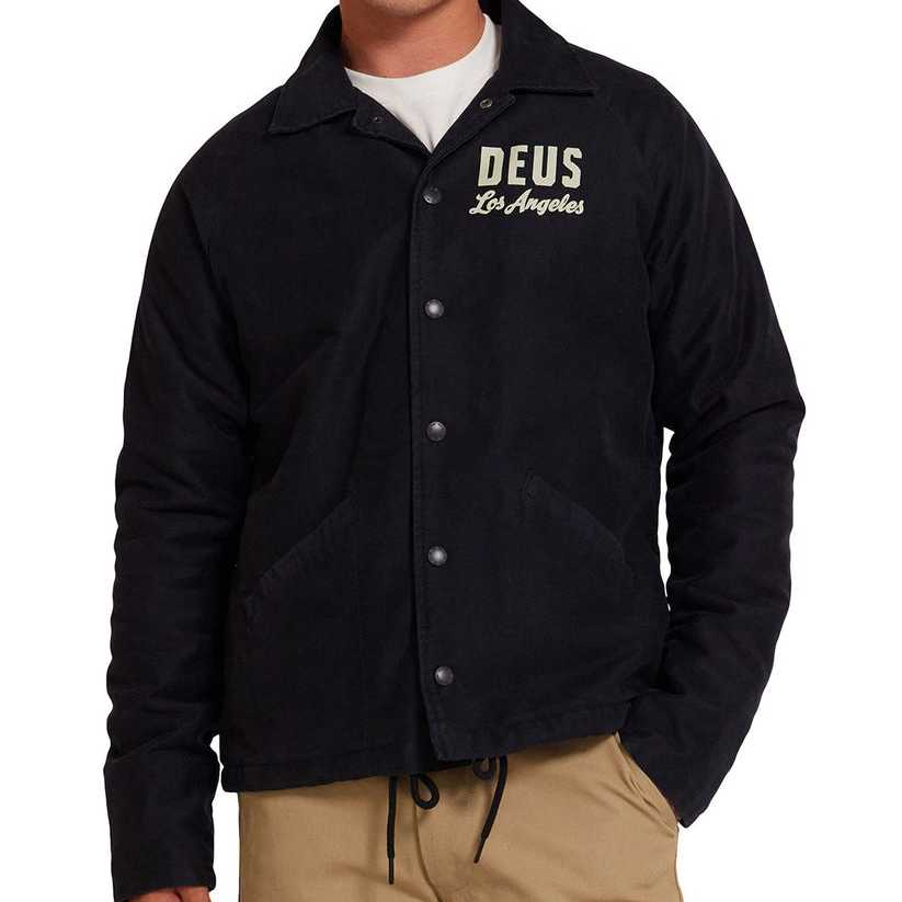 Cazadora Deus Ex Machina Plymouth Mechanic Jacket Black