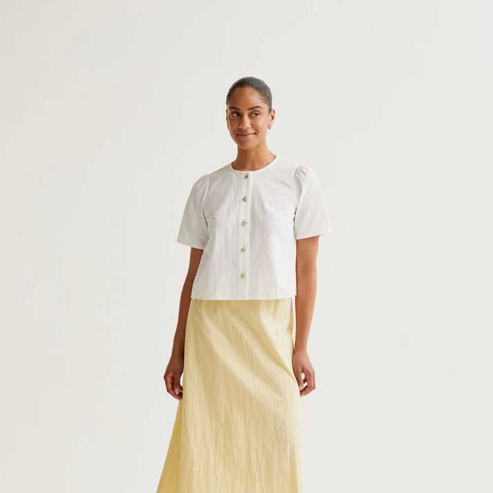 Camisa Compañía Fantástica Top con botones multicolor