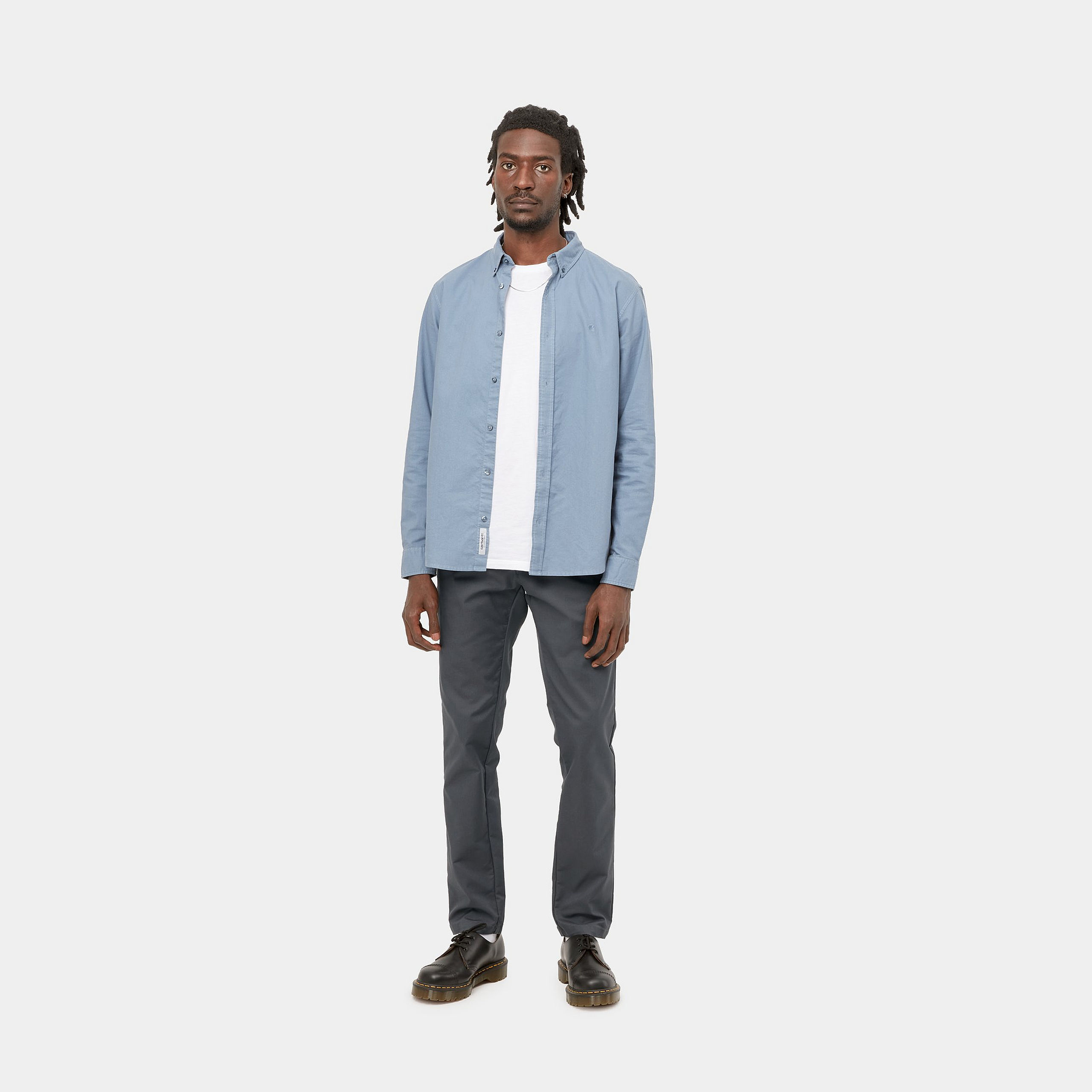 Pantalón Carhartt Wip Sid Blacksmith rinsed