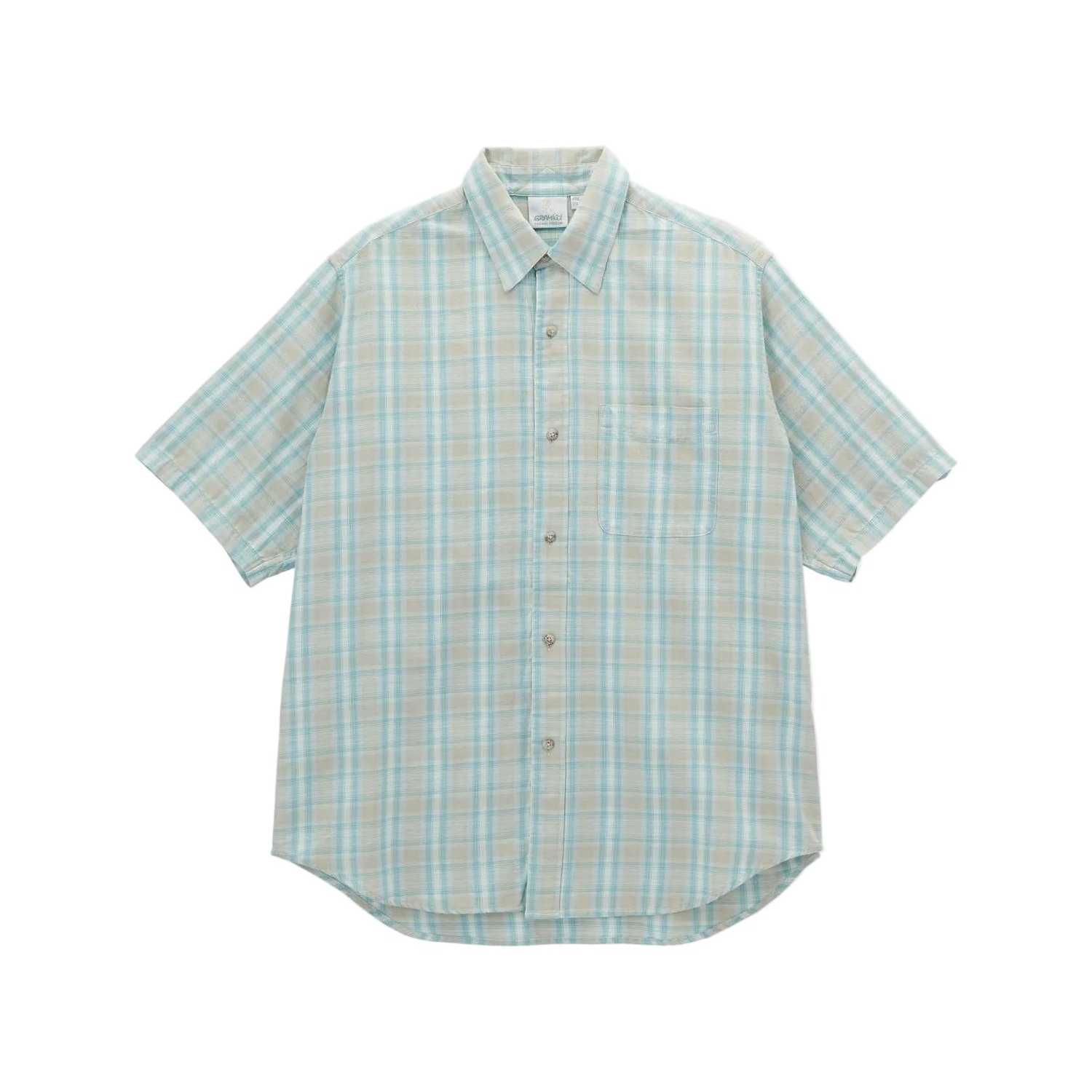 Camisa Gramicci SS Checkered Ombre Blue