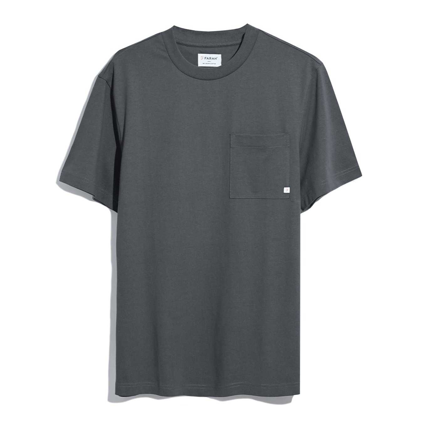 Camiseta Farah Stacy Pocket Charcoal