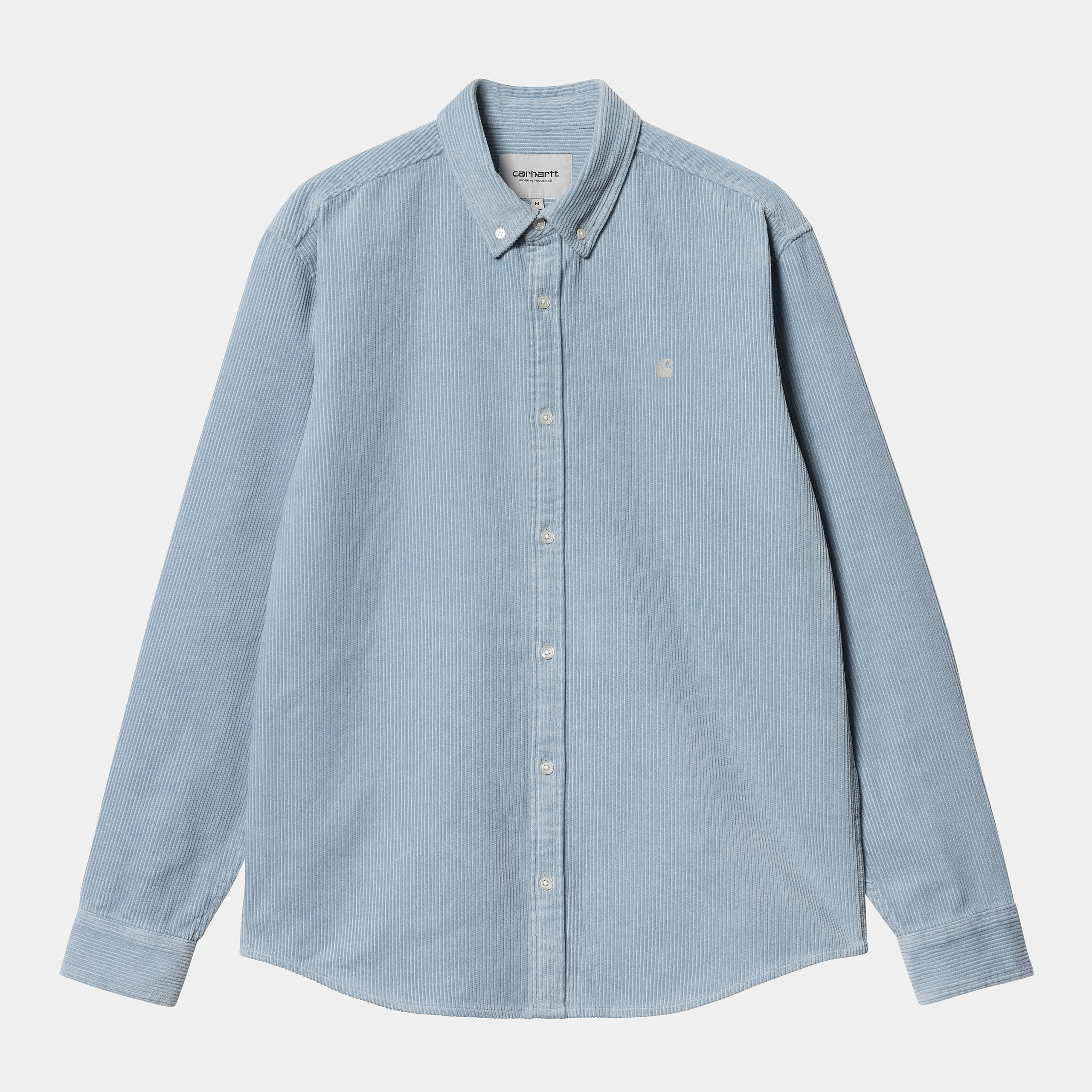 Camisa Carhartt Wip L/S Madison Cord Dusty Ice / Wax