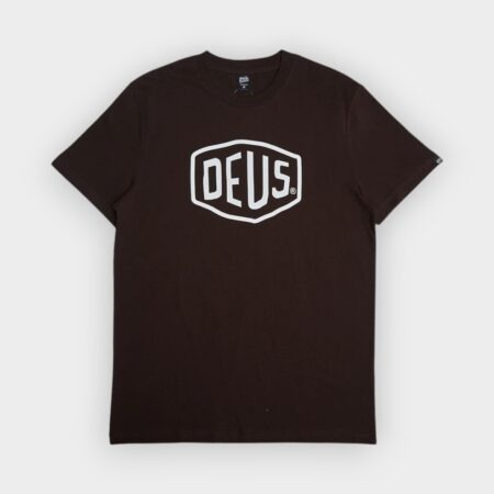 Camiseta DeusExMachina Shield Tee Choc Brown