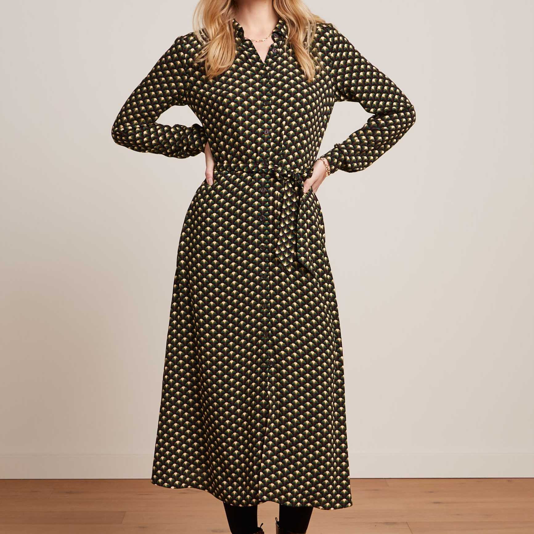 Vestido King Louie Olive Dress Mayfield Sycamore Green