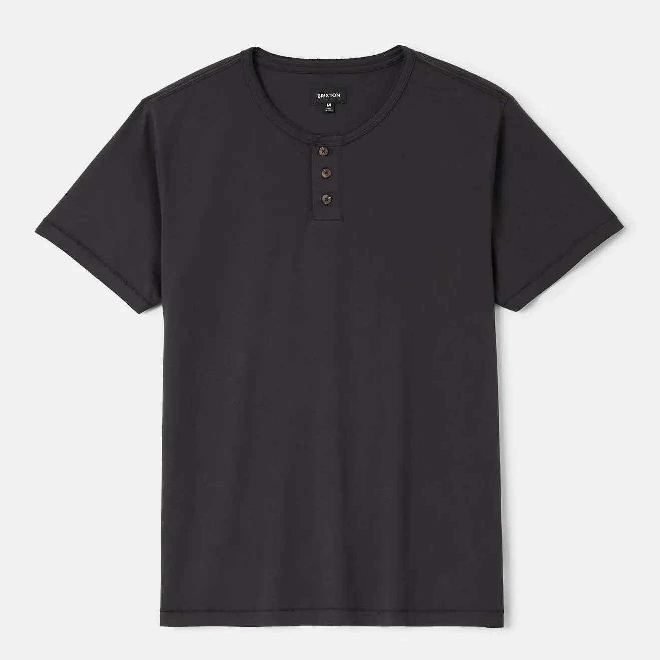 Camiseta Brixton Baseline Henley Black
